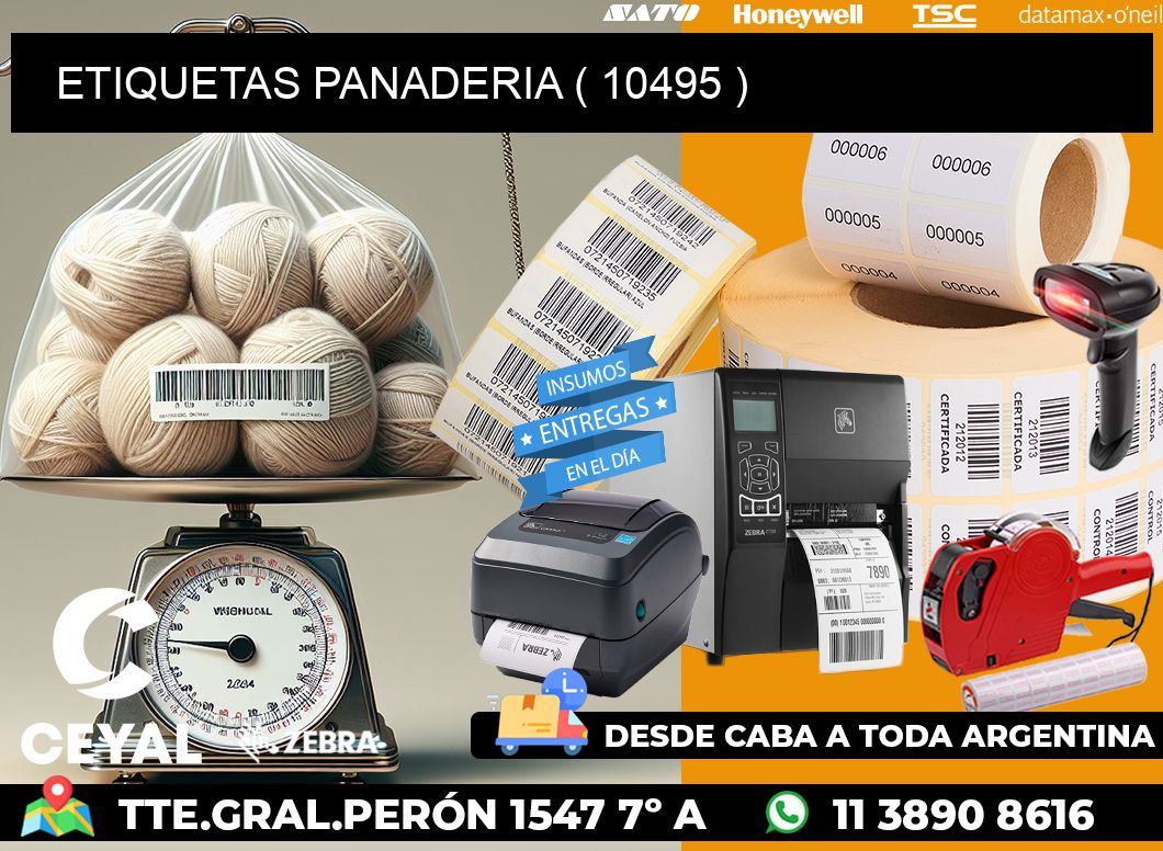 ETIQUETAS PANADERIA ( 10495 )