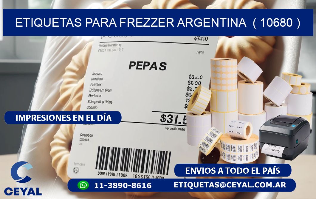 ETIQUETAS PARA FREZZER ARGENTINA  ( 10680 )