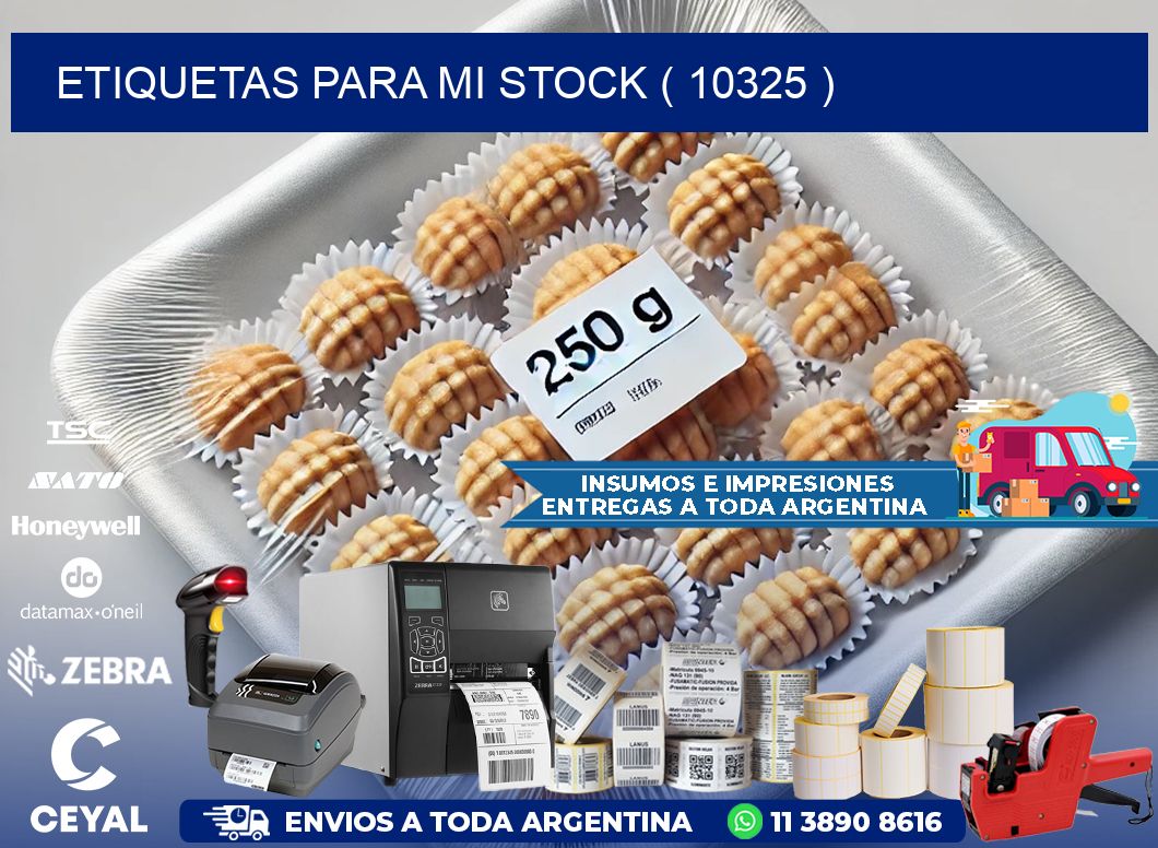 ETIQUETAS PARA MI STOCK ( 10325 )