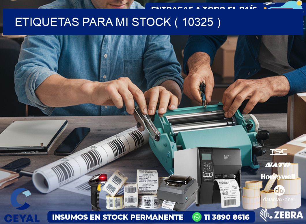 ETIQUETAS PARA MI STOCK ( 10325 )