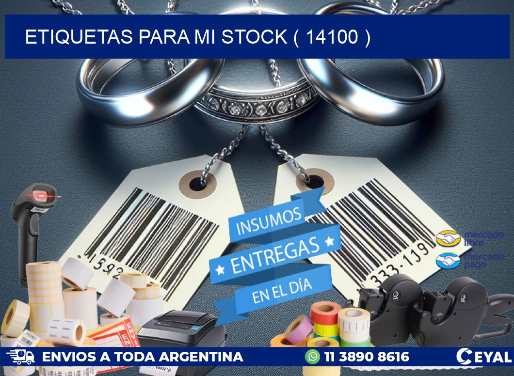 ETIQUETAS PARA MI STOCK ( 14100 )