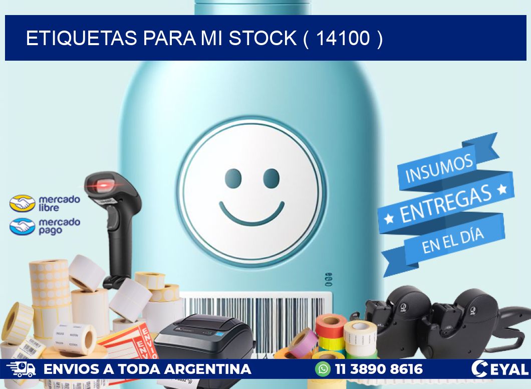 ETIQUETAS PARA MI STOCK ( 14100 )