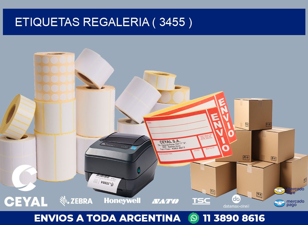 ETIQUETAS REGALERIA ( 3455 )