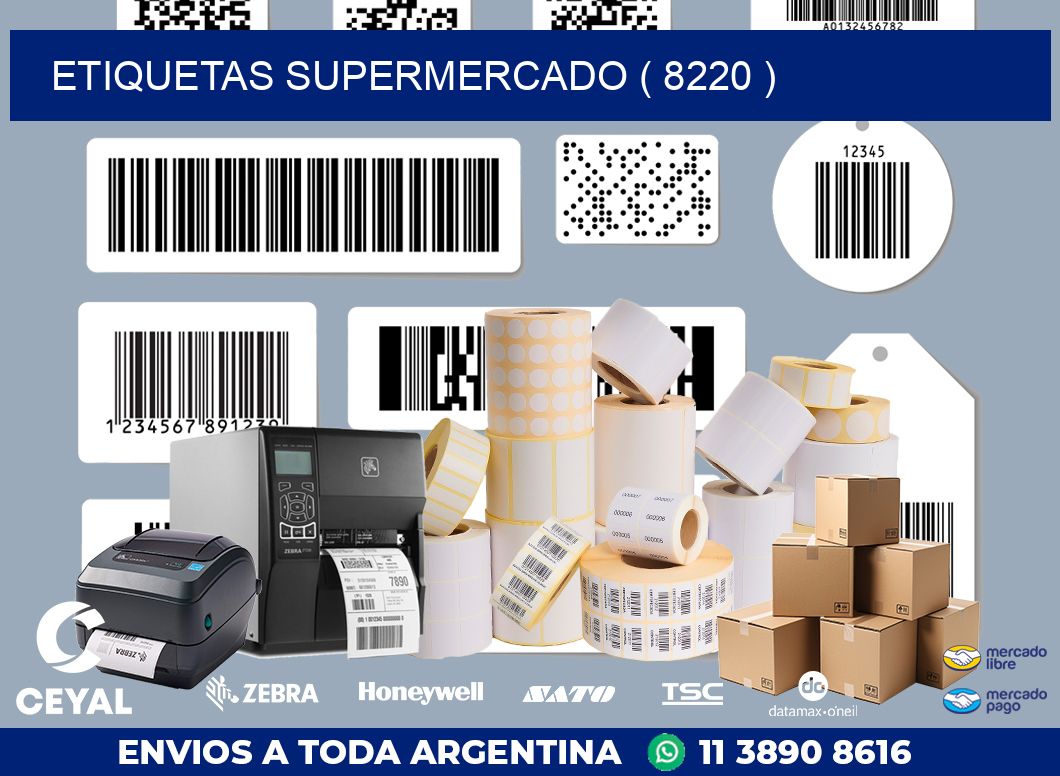 ETIQUETAS SUPERMERCADO ( 8220 )