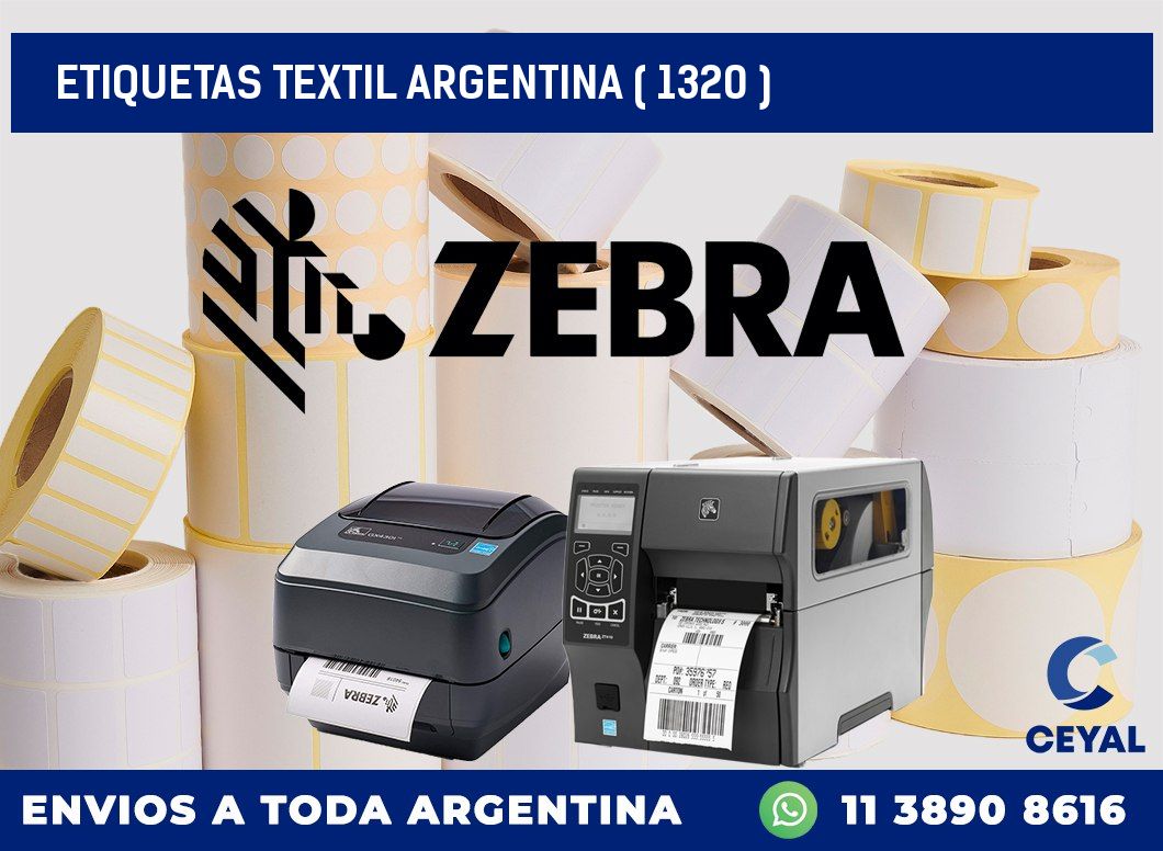 ETIQUETAS TEXTIL ARGENTINA ( 1320 )