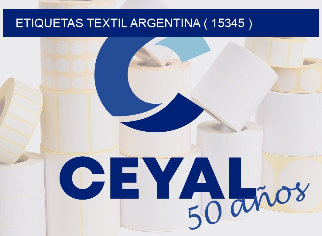 ETIQUETAS TEXTIL ARGENTINA ( 15345 )