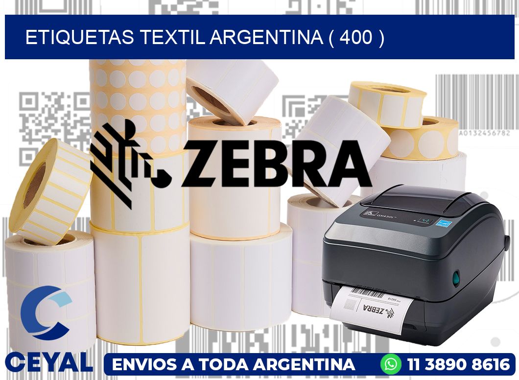 ETIQUETAS TEXTIL ARGENTINA ( 400 )