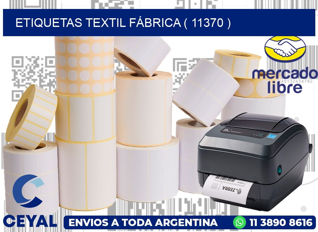 ETIQUETAS TEXTIL FÁBRICA ( 11370 )