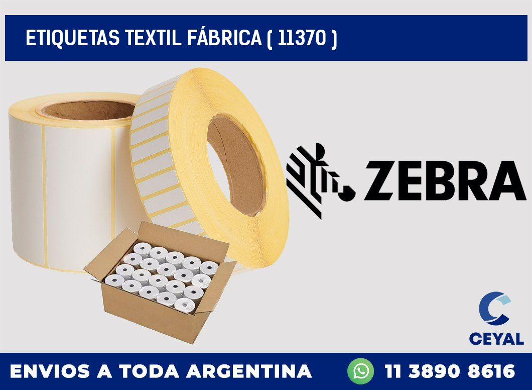 ETIQUETAS TEXTIL FÁBRICA ( 11370 )