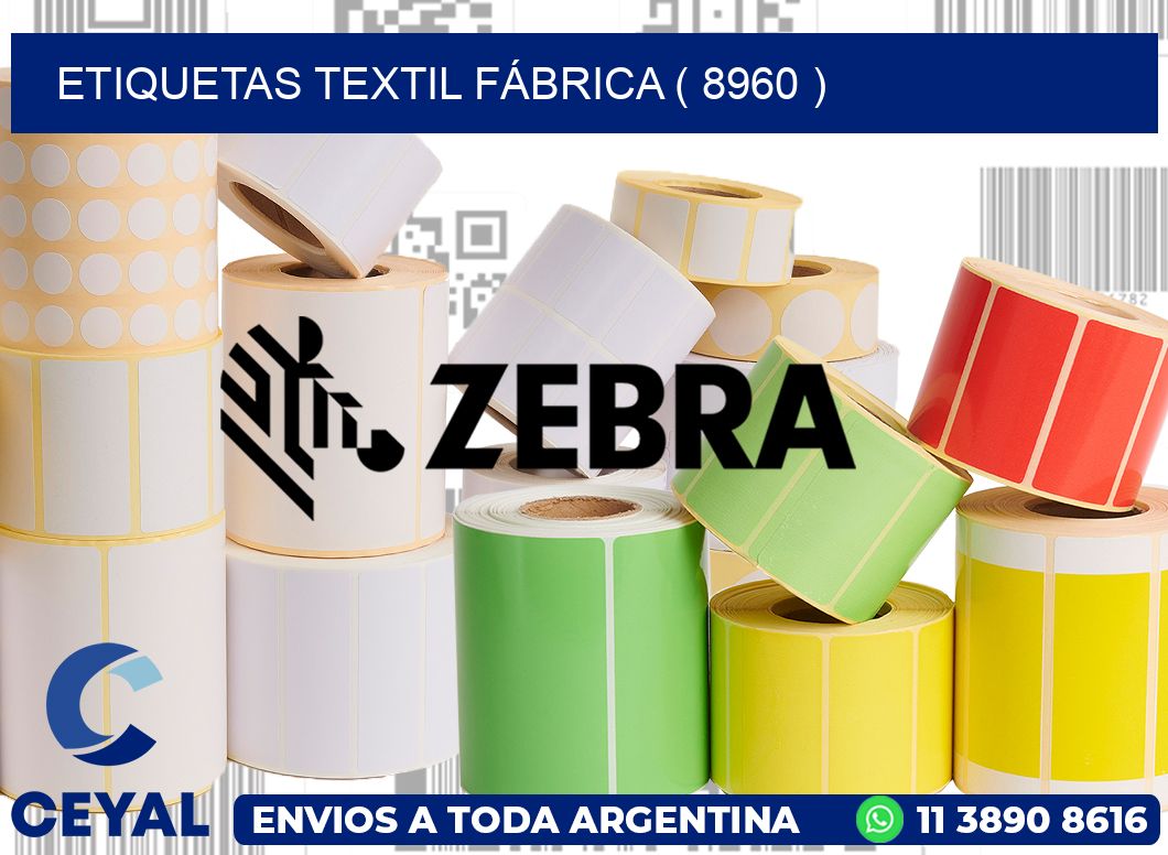 ETIQUETAS TEXTIL FÁBRICA ( 8960 )