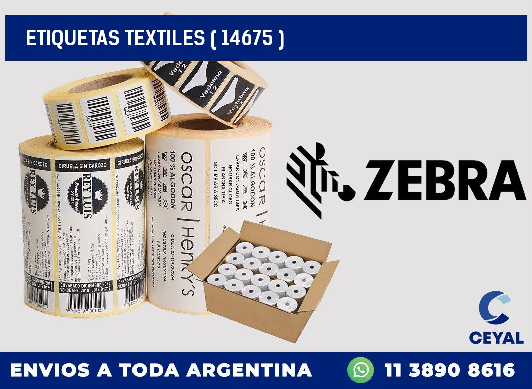 ETIQUETAS TEXTILES ( 14675 )