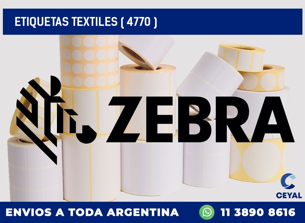 ETIQUETAS TEXTILES ( 4770 )