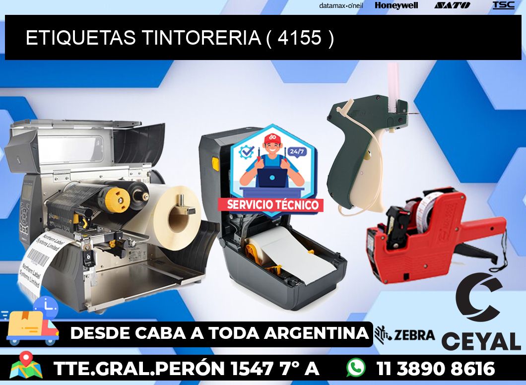 ETIQUETAS TINTORERIA ( 4155 )