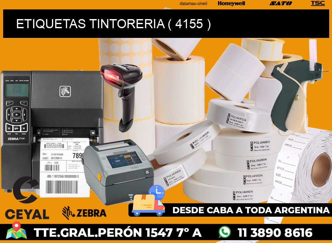 ETIQUETAS TINTORERIA ( 4155 )