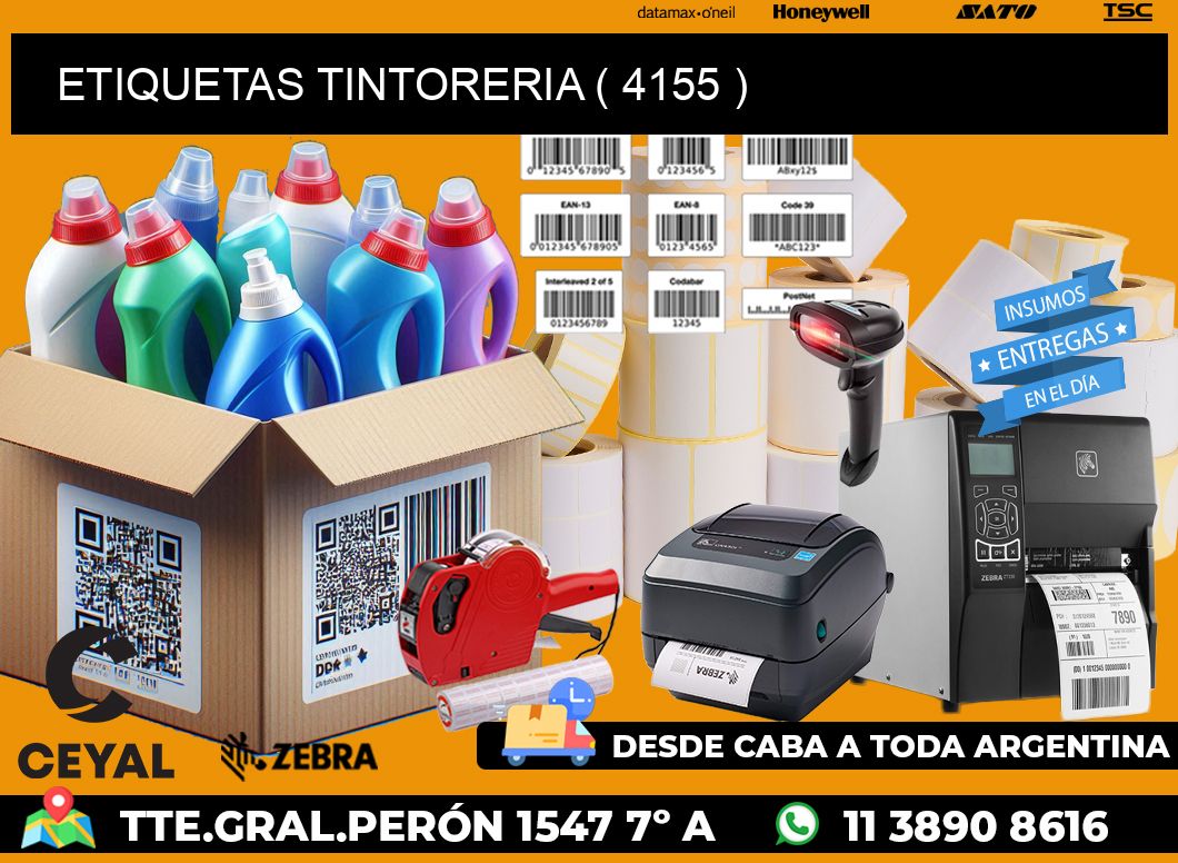 ETIQUETAS TINTORERIA ( 4155 )