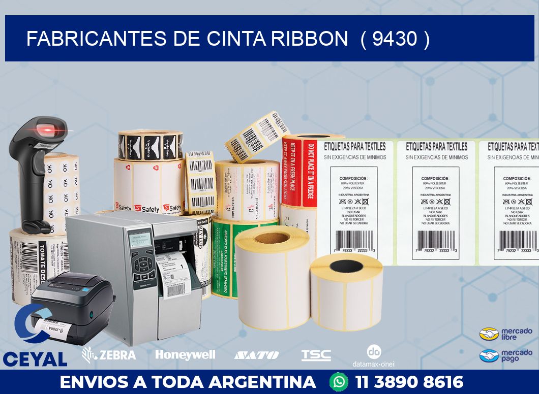 FABRICANTES DE CINTA RIBBON  ( 9430 )