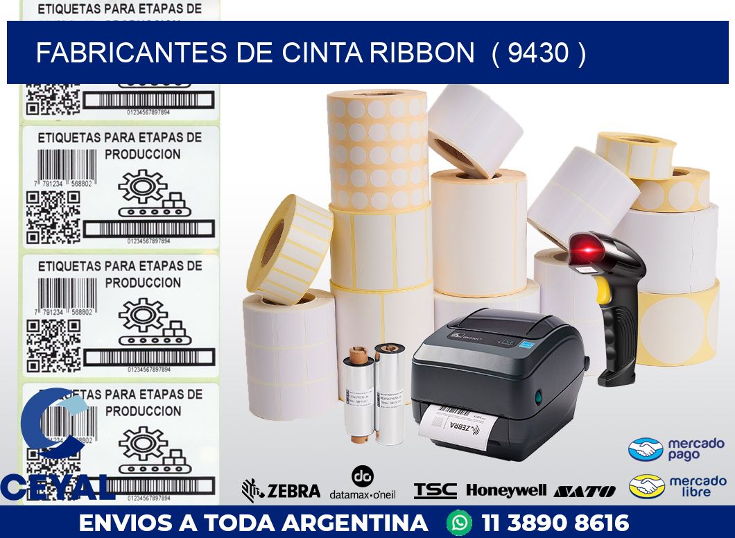 FABRICANTES DE CINTA RIBBON  ( 9430 )