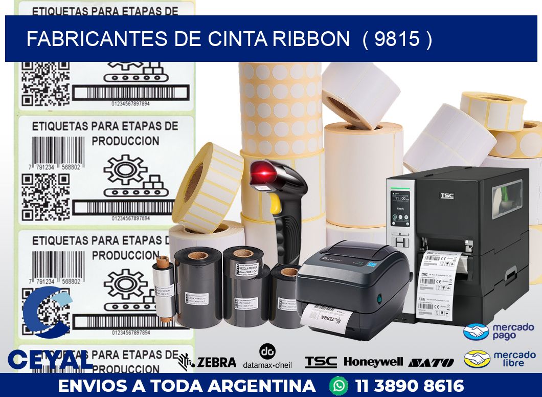 FABRICANTES DE CINTA RIBBON  ( 9815 )