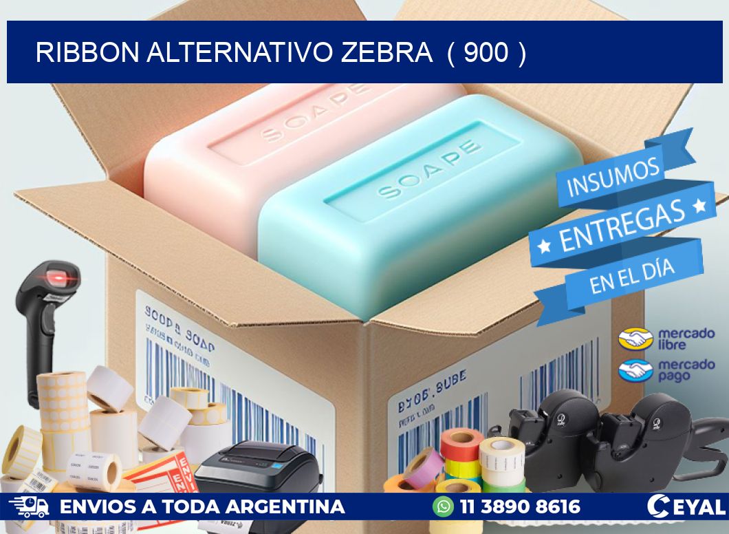 RIBBON ALTERNATIVO ZEBRA  ( 900 )