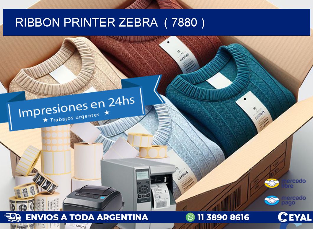 RIBBON PRINTER ZEBRA  ( 7880 )