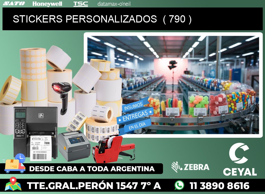 STICKERS PERSONALIZADOS  ( 790 )