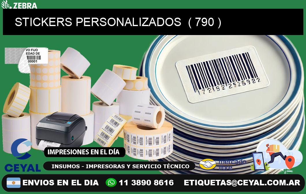 STICKERS PERSONALIZADOS  ( 790 )