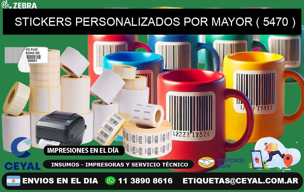 STICKERS PERSONALIZADOS POR MAYOR ( 5470 )