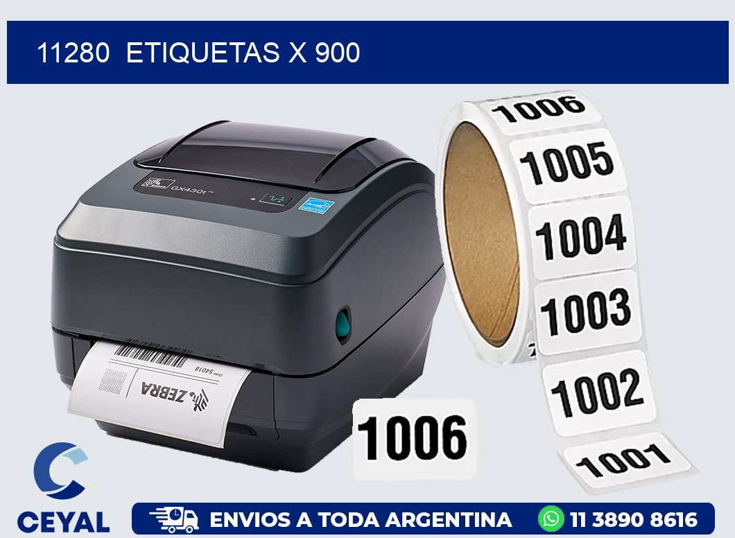 11280  ETIQUETAS X 900