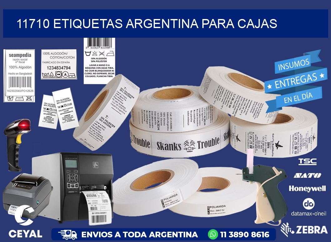 11710 ETIQUETAS ARGENTINA PARA CAJAS