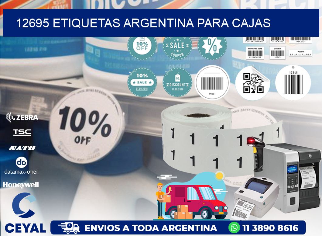 12695 ETIQUETAS ARGENTINA PARA CAJAS