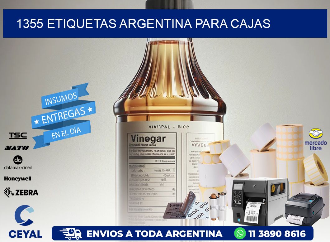 1355 ETIQUETAS ARGENTINA PARA CAJAS