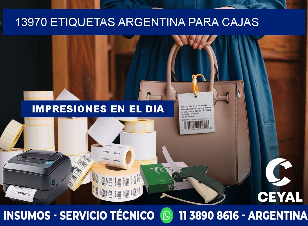 13970 ETIQUETAS ARGENTINA PARA CAJAS