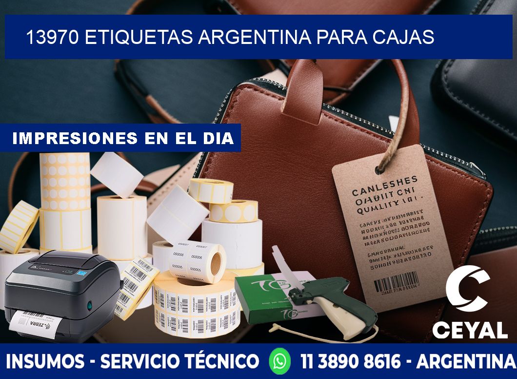 13970 ETIQUETAS ARGENTINA PARA CAJAS