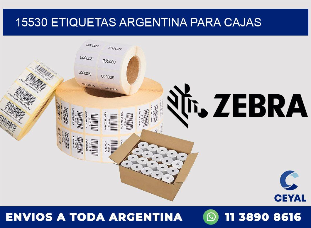 15530 ETIQUETAS ARGENTINA PARA CAJAS