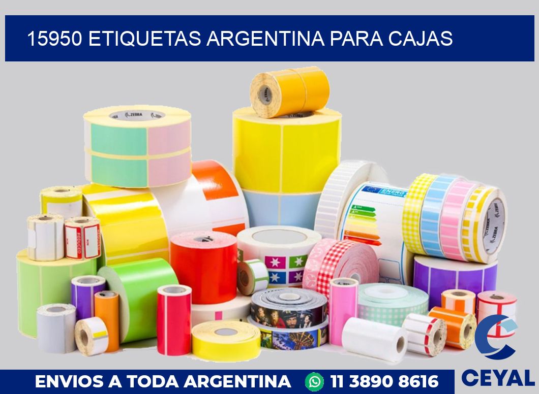 15950 ETIQUETAS ARGENTINA PARA CAJAS