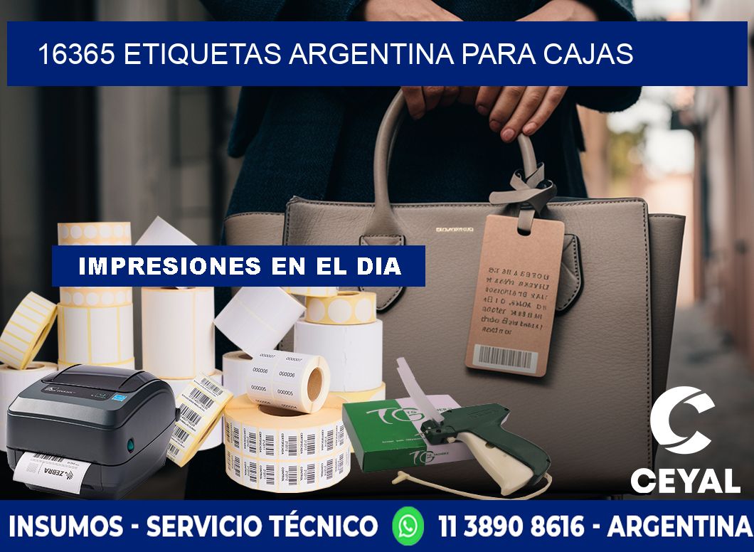 16365 ETIQUETAS ARGENTINA PARA CAJAS