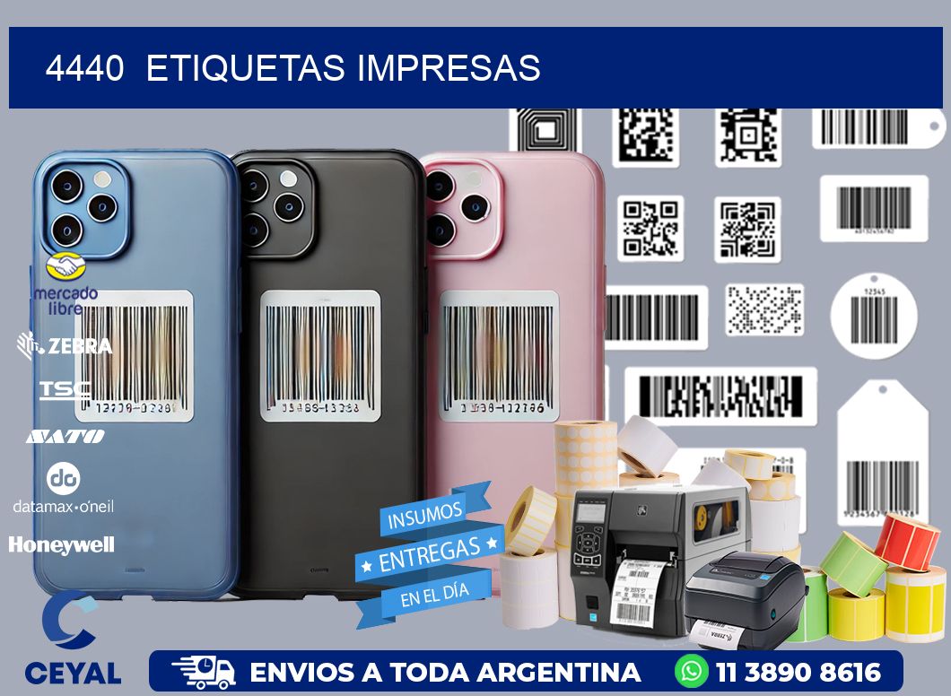 4440  ETIQUETAS IMPRESAS