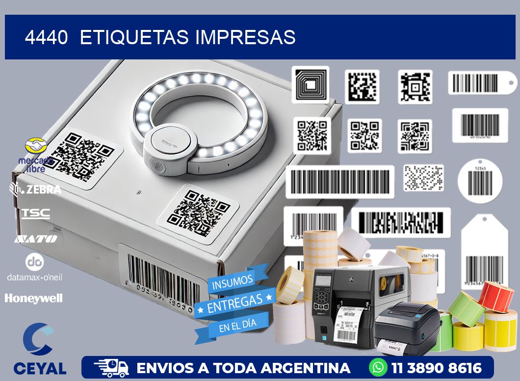 4440  ETIQUETAS IMPRESAS