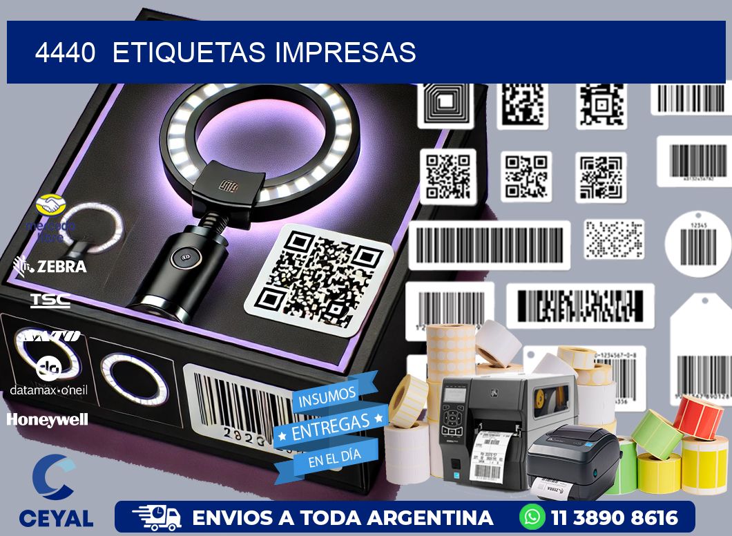 4440  ETIQUETAS IMPRESAS