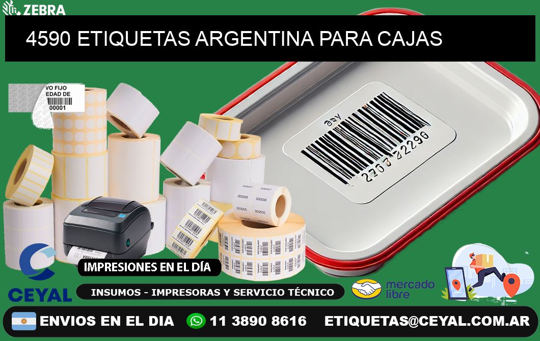 4590 ETIQUETAS ARGENTINA PARA CAJAS