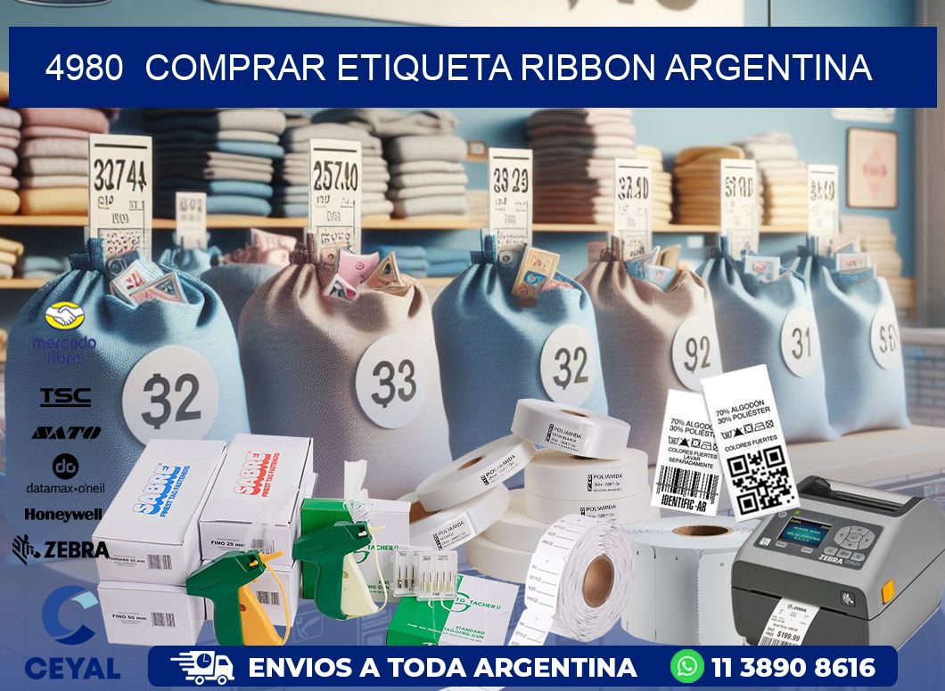 4980  COMPRAR ETIQUETA RIBBON ARGENTINA