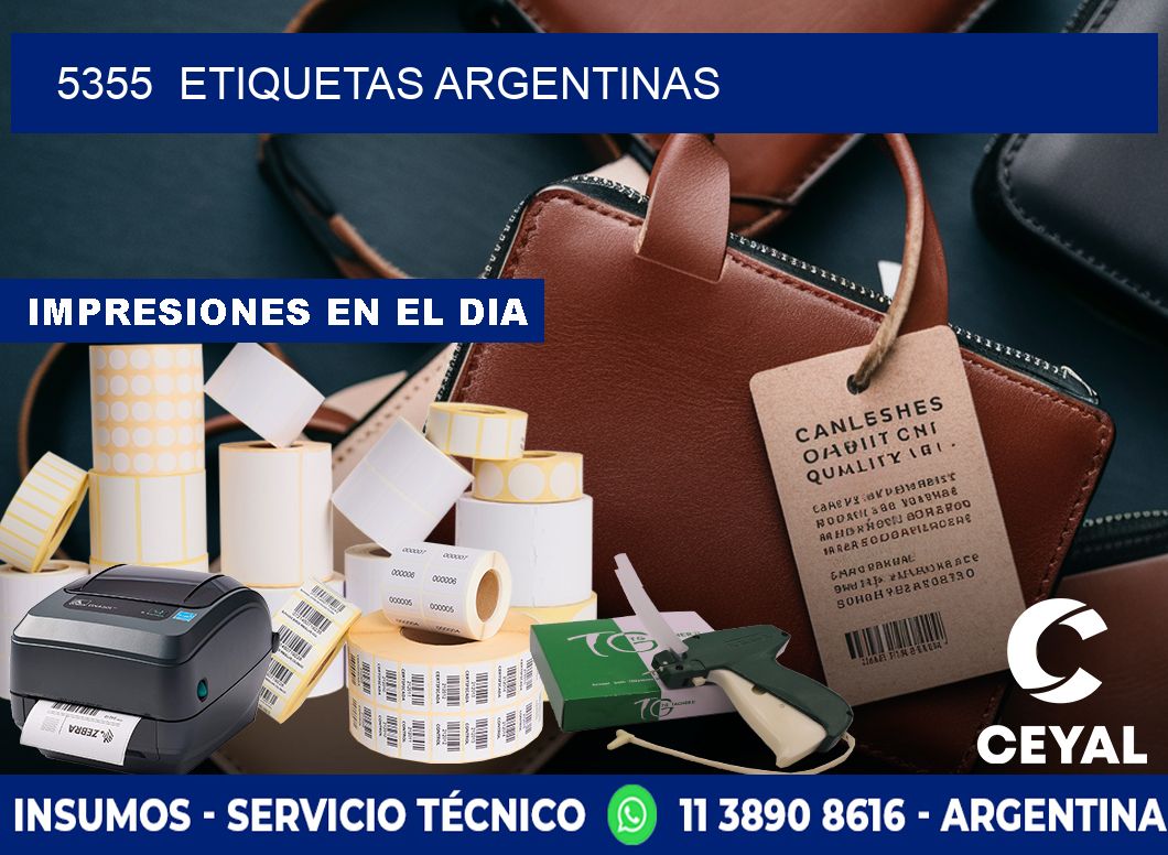 5355  ETIQUETAS ARGENTINAS