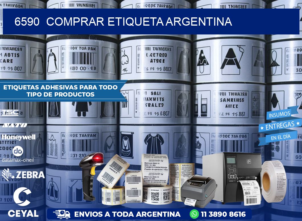 6590  COMPRAR ETIQUETA ARGENTINA