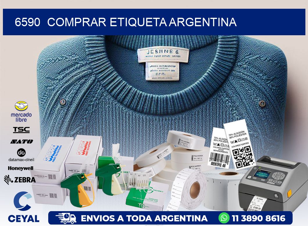 6590  COMPRAR ETIQUETA ARGENTINA