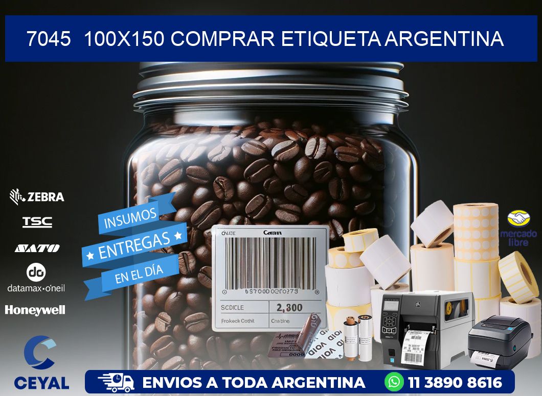 7045  100X150 COMPRAR ETIQUETA ARGENTINA