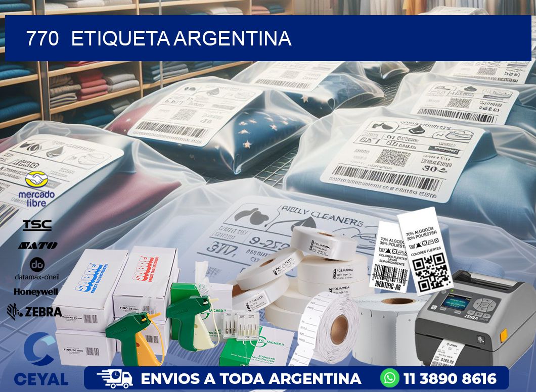 770  ETIQUETA ARGENTINA