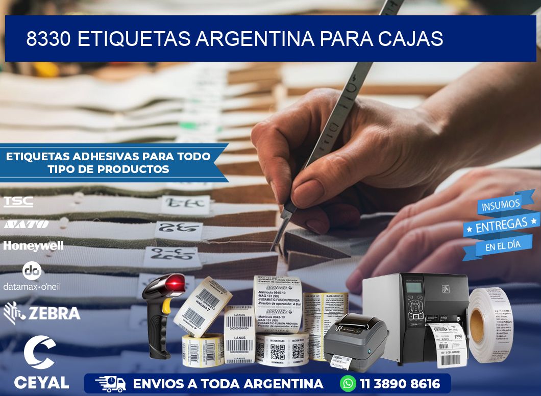 8330 ETIQUETAS ARGENTINA PARA CAJAS