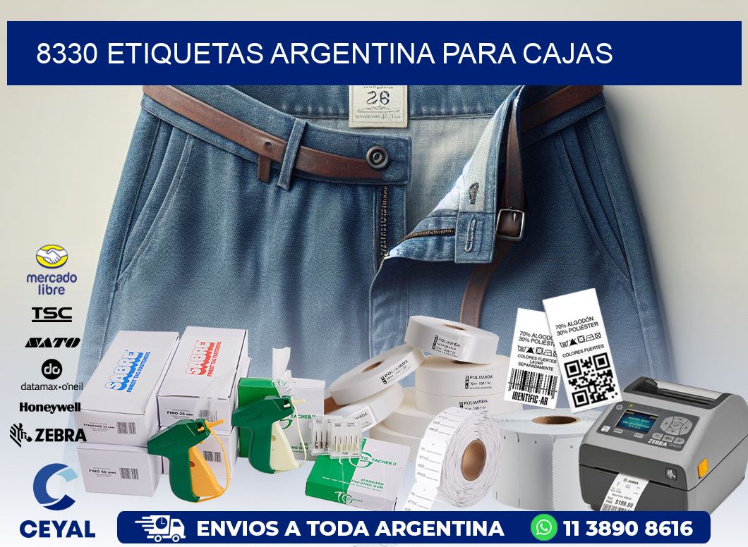 8330 ETIQUETAS ARGENTINA PARA CAJAS