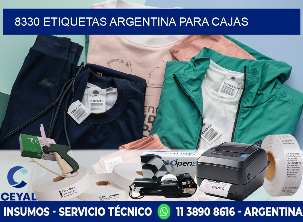 8330 ETIQUETAS ARGENTINA PARA CAJAS