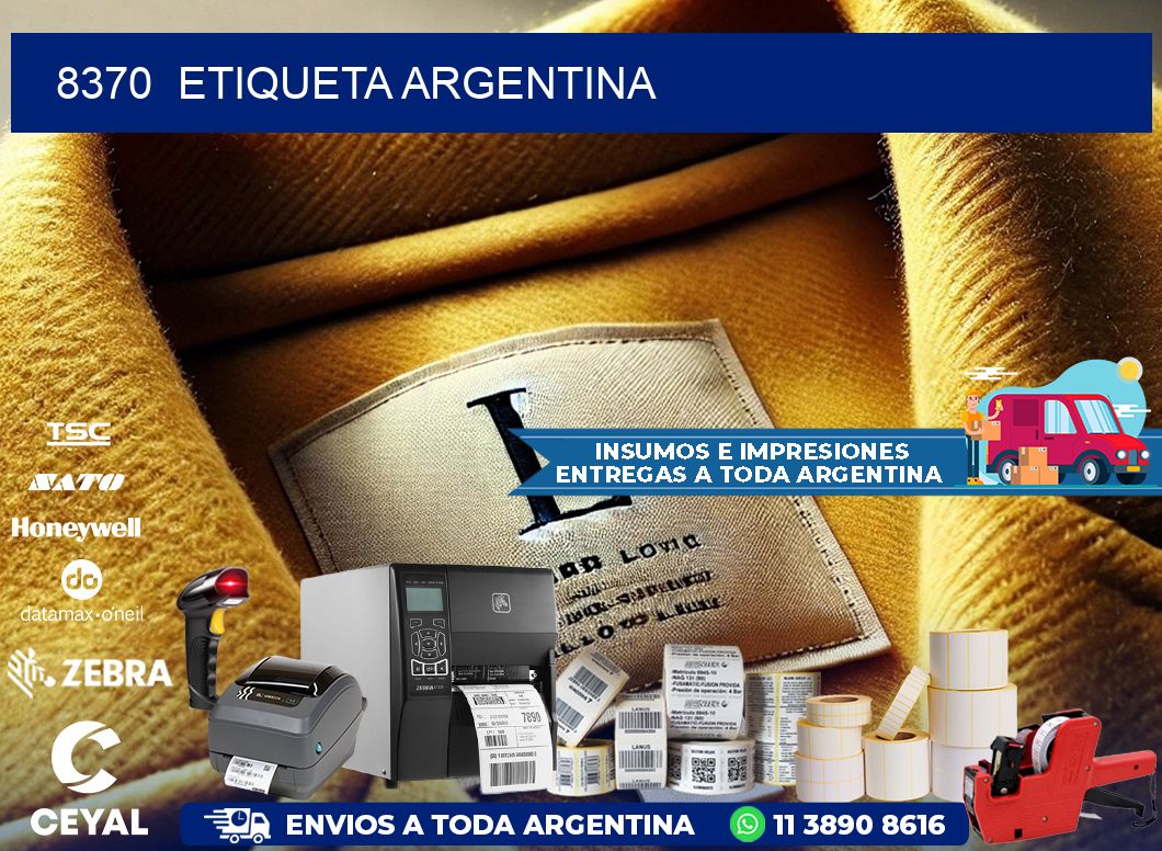 8370  ETIQUETA ARGENTINA